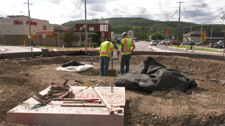 Residents Have Mixed Reactions to Warren Roundabout as Construction Continues Erie News Now