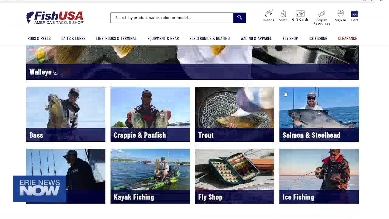 FishUSA Supplies Erie County Anglers: Giving You the Business