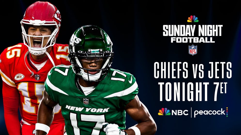 Sunday Night Football: How to Watch the Kansas City Chiefs vs. New