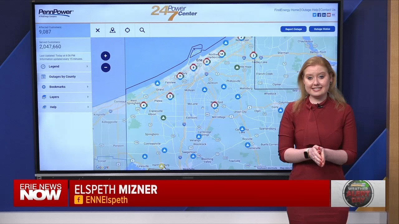 Update on Penelec Power Outages Erie News Now WICU and WSEE in Erie, PA