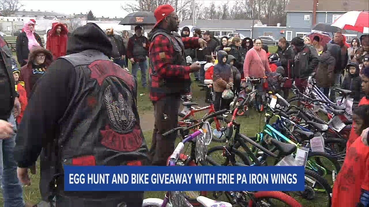 Bike Giveaway and Egg Hunt for Children Erie News Now WICU and WSEE