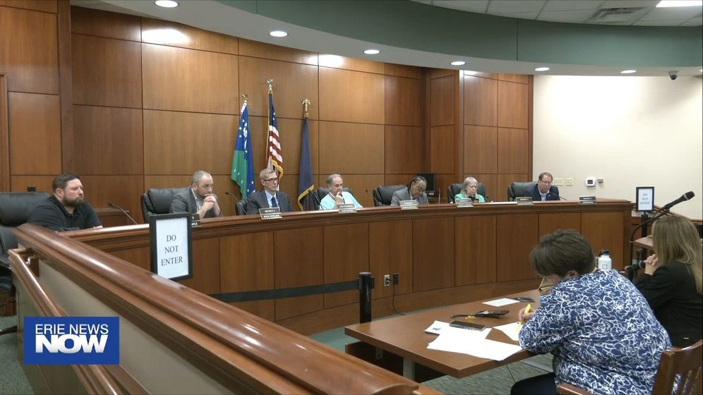 The Erie Council of Erie votes in favor of replacing vetos