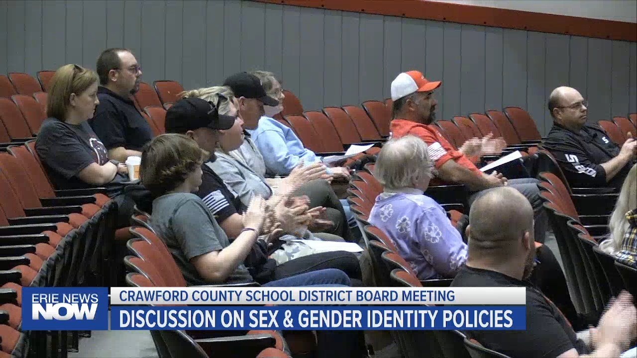 Sexual Orientation, Gender Identity Policies Discussed at Crawford County  School District Meeting - Erie News Now | WICU and WSEE in Erie, PA