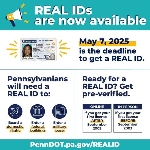 Erie Airport Reminds Travelers about Approaching REAL ID Compliance ...