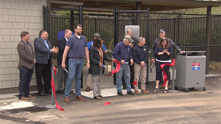 Pennsylvania Boat & Fish Commission Cut Ribbon on Lampe Marina Fish ...