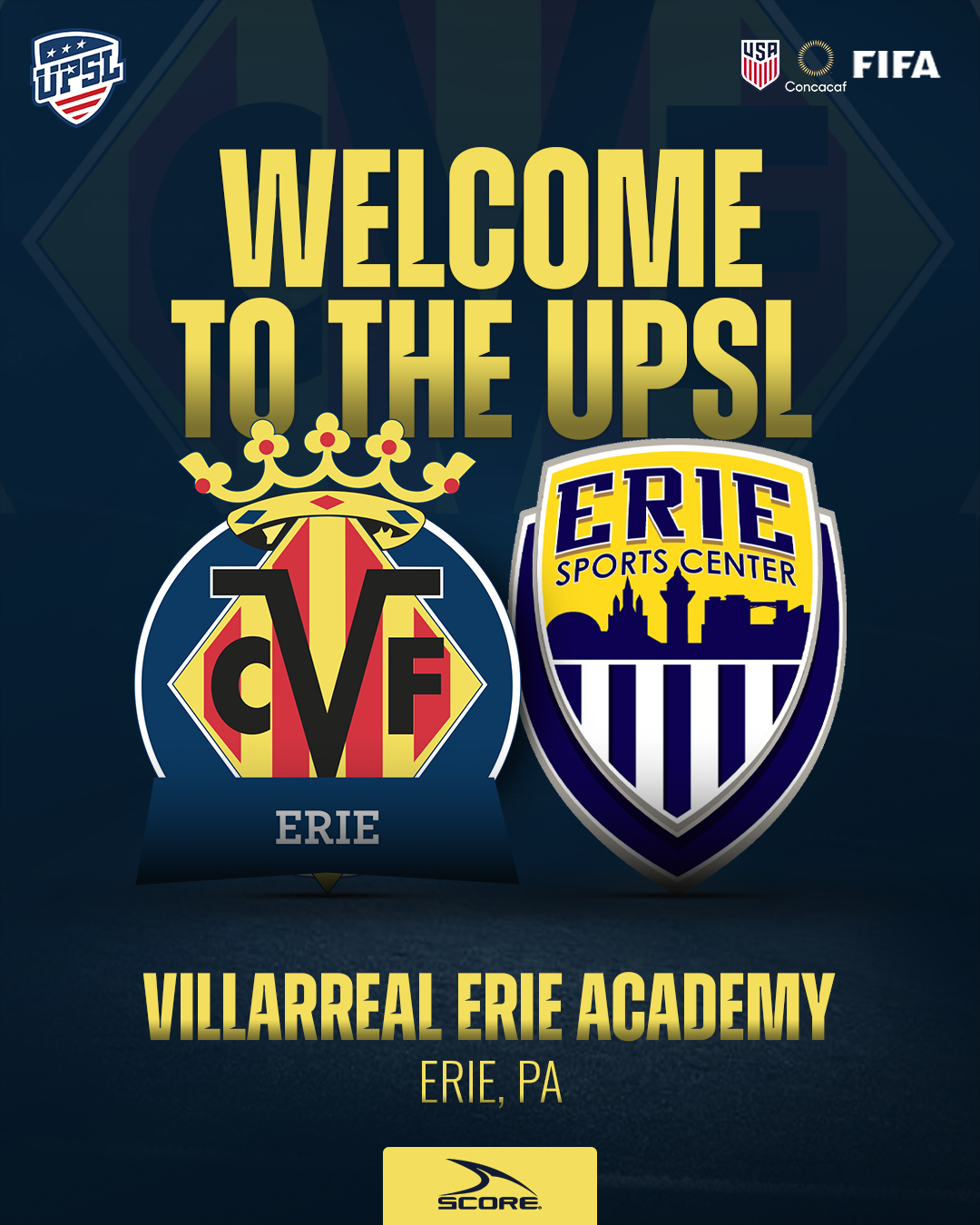 Villarreal Erie Academy Joins United Premier Soccer League for Fall